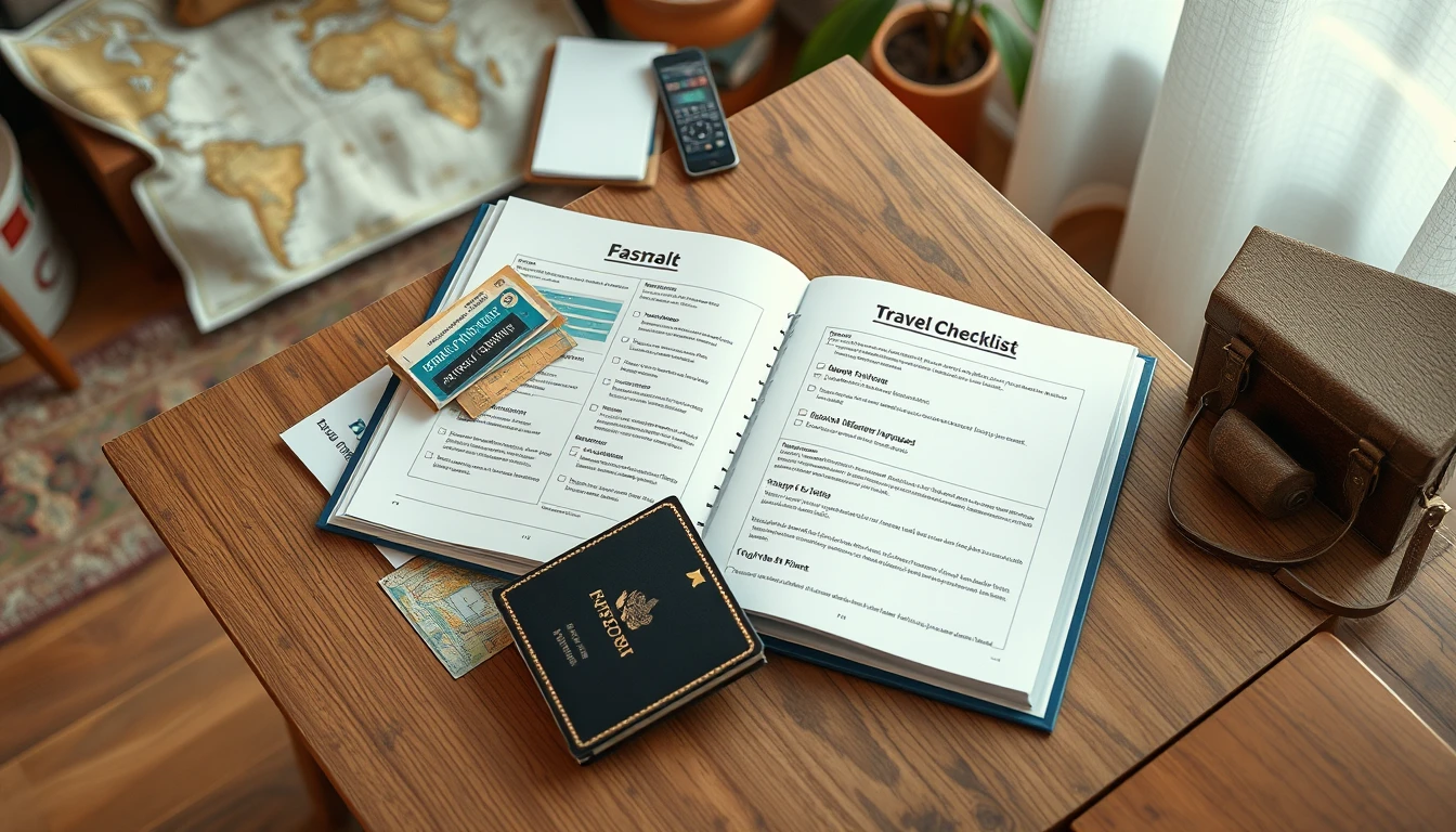 Checklist viagem turismo: guia completo antes de sair